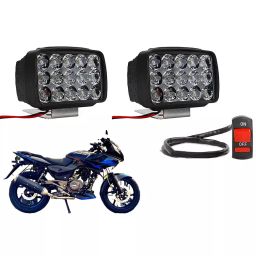 Cartronics 15  LED Fog Light With On/Off Switch  for Bajaj Pulsar 220 (Set of 2 Pcs)-36