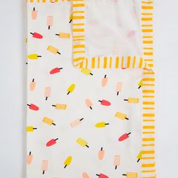 Blooming Buds Baby Dohar Ice Lolly Print - Off White Orange-image-27