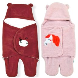 Brandonn Flannel Hooded Wearable Blanket Unicorn Patch Pack of 2 - Pink, Maroon-picture-26