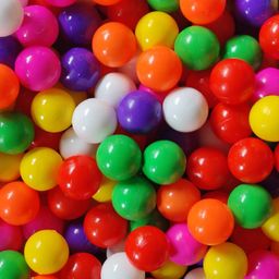 EEVOVEE 200 pcs Kids Plastic Pool Balls Non Toxic Safe & Soft Balls Pit Balls for kids 7.1 cm - Multi Color-18