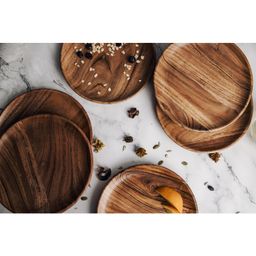 Think Artly Dune Acacia Plates Small and Large - Set of 12-4