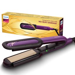 Philips NourishCare- India's First Hair Straightener designed for No Heat Damage I Uniquely designed NourishCare & Kerashine Technology for Styling with heat protection | Moisture Lock for Nourished Hair | Detachable Serum strips & Brackets | BHS526/-image-14