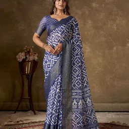KAYOMMI Zari Pure Cotton Chanderi Saree-picture-12