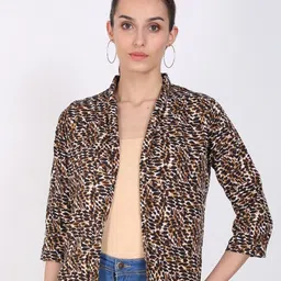 Moda Rapido Women Printed Shrug-35