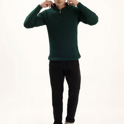 Kveto style redefined Men Cable Knit Pullover-image-66