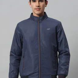 AR-FIT Men Striped Polyester Water Resistant Open Front Jacket-37