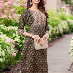 Jevi Prints Women Floral Printed Kurta-image-67