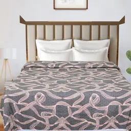 RD TREND Beige Microfiber AC Room 150 GSM Double Bed Dohar-image-60