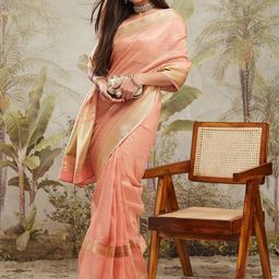RACHNA Woven Design Zari Ready to Wear Kanjeevaram Saree-image-80