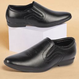 FAUSTO Men Leather Formal Slip-On Shoes-image-22