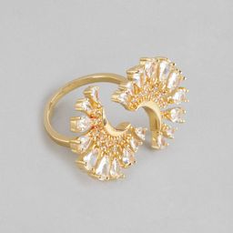 DressBerry Stone Studed Finger Ring-31