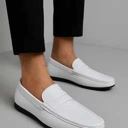 MICHEAL FERAAS Men Leather Loafers-picture-40