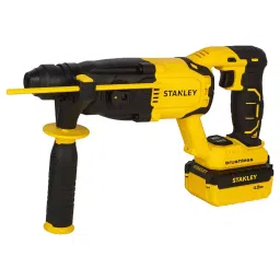 STANLEY 18 V SDS and Cordless Rotary Hammer with Brushless Motor (With Battery), SBR20M2K-B1-0