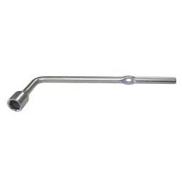 Jhaveri J-150 L-Type with Hole Zinc Plated 21 mm Angular Wheel Spanners, L-21WH image 1