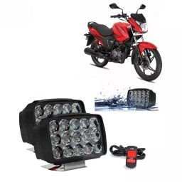 Cartronics 15  LED Fog Light With On/Off Switch  for Hero Glamour i3s  (Set of 2 Pcs)-26