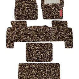 Elegant PVC Grass Beige Carpet Car Mat Compatible With Mahindra Thar 2020 Onwards-26