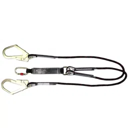 ISSAFE 12 mm Kernmatle Energy Absorbing Double Lanyard with Two Ropes and Two Scaffolding Hook, ISF -162-image-46