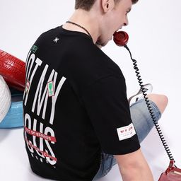 Kook N Keech Oversized Fit Graphic Printed Pure Cotton T-shirt-picture-35