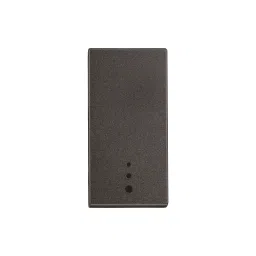 Legrand Push Button with Indicator Myrius Charcoal Grey 6 Amp 1 Module 1 Way, 6794 19-32