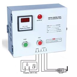 Mivan Technologies Single Phase Digital Motor Starter Panel with Overload Protections for 2 HP Submersible Pump, ELCW DIGI image 2
