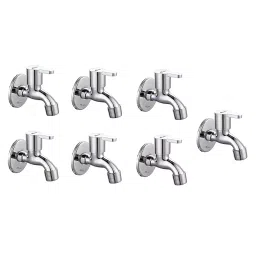 ALTURAS Stainless Steel Flora Bib Tap for Bathroom and Kitchen (Set of 7 Pcs)-image-94