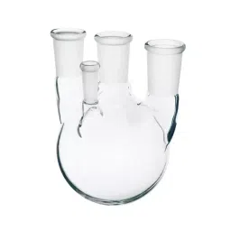 Omsons Germany 5000 ml Angular Four Necks Round Bottom Flask 131/20-15