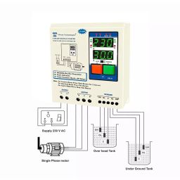 Mivan Technologies Single Phase Digital Water Level Controller for up to 1.5 HP Motor, DSL R 2D image 2