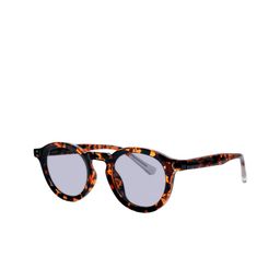 Mast & Harbour Unisex Black Lens & Brown Round Sunglasses with-image-57