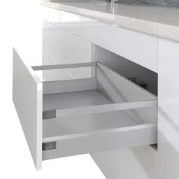 Hettich ArciTech 500 mm Size Silver Shelf Basket for Home & Office, 9243155-74