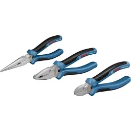 Bosch Professional Combination Needle-Nose & Side Cutter Pliers Set, 1600A016BG (Pack of 3)-image-44