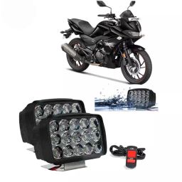 Cartronics 15  LED Fog Light With On/Off Switch  for Hero MotoCorp Xtreme 200S  (Set of 2 Pcs)-10