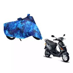 Auto Pearl Waterproof Two Wheeler Cover For Hero Electric E-Sprint (Blue)-image-25