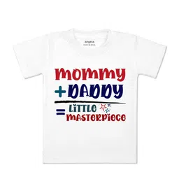 Arvesa Kids Typography Printed Applique T-shirt-picture-7
