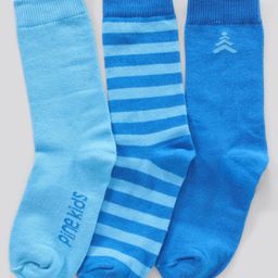 Pine Kids Regular Length Anti Microbial Washed Socks Pack of 3 (Color May Vary)-image-48