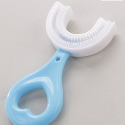Joy Buzz U Shaped Silicone Toothbrush Head 360 - Blue-picture-17