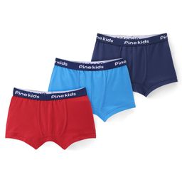 Pine Kids Cotton Spandex Knit Solid Colour Briefs Pack of 3 - ( Colour May Vary )-image-37