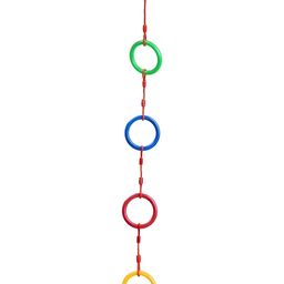 Hop N Play 7.15 ft Ring Rope Climber Swing Set-15