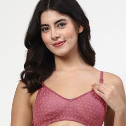 LILY Pack Of 3 Printed Full Coverage Non Padded Everyday Bra image 5