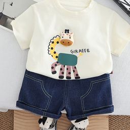 StyleCast x Revolte Boys Printed Round Neck T-Shirt With Shorts-picture-13