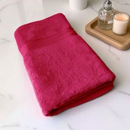 Triani Red Bamboo 450 GSM Bath Towel-image-1