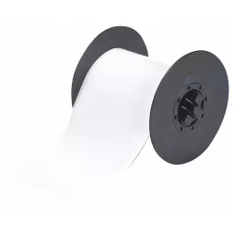 BRADY Printer Label Roll Polyester White 4 inch x 100 ft, 6XHE6-45