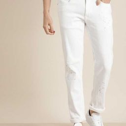 LINARIA Men Cotton Classic Low-Rise Embroidered Slim Fit Jeans-image-91