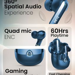 truke Buds F1 Ultra with 60 Hours Playtime, Spatial Audio, 13mm Drivers, Multi-modes image 3