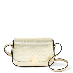 Accessorize London Women Faux Leather Ruby Lock Sling Bag-47