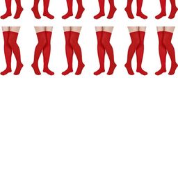 MUKHAKSH Unisex Red Socks-image-90