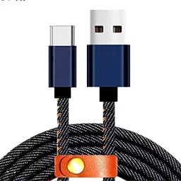 Detec 2A Denim USB 2.0 Type - Lightning Port - Data Charging Cable-27