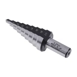 RS PRO HSS Step Drill Bit, Model No 232557 Melatic Grey Color image 2