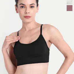 Trulymart Pack Of 3 Full Coverage Lightly Padded T-shirt Bra-2