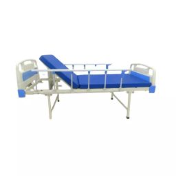 Florix Nation Single Function M-Semi Fowler Bed Large with ABS Panel & Mattress, QGK49950-27