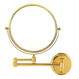 Aquieen Luxury Shaving/Makeup Mirror Brass Chrome Finish Gold, AQN 152-picture-40